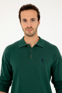 Erkek Koyu Ye_il Basic Kazak