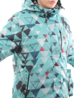 W1606-1 TURQUOISE Куртка горнолыжная женская ERUITOR (100 гр. холлофайбера) УЦЕНКА
