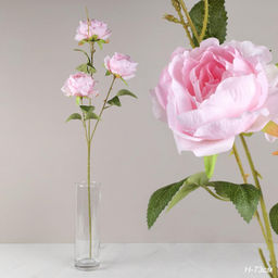 Цветок искусственный Пион розовый 73 см / RF-1574 /уп 200/400/