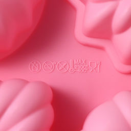 Форма для выпечки Доляна «Немецкий кекс», силикон, 17×17 см, 4 ячейки, розовая