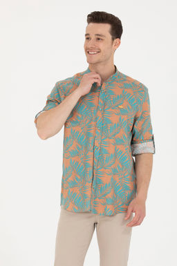 U. S. Polo Assn Мужская мятная рубашка с длинным рукавом - U.s. polo assn фото 3