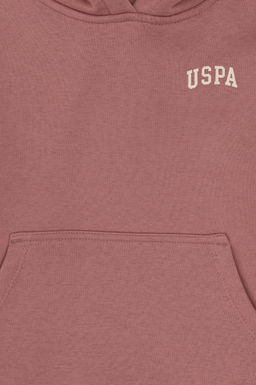 K_z _ocuk Orkide Kap__onlu _ardonlu Basic Sweatshirt Sepette S_rpriz _ndirim - U.s. polo assn фото 4