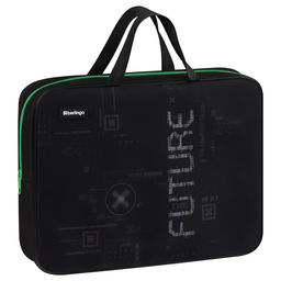 Папка на молнии с ручками А4 Berlingo "FutureX", 350*265*80мм (BR-FB-0523) текстиль