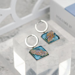 Серьги из муранского стекла PAPILLONS LS3534