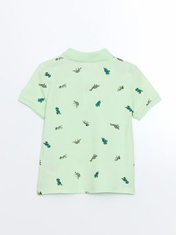 Polo Yaka Bask?l? Erkek ?ocuk Ti??rt
