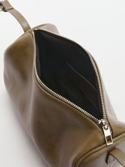 Женская сумка с ручками MAISON DAVID MARY Артикул 4509687, серо-бежевый фото 2