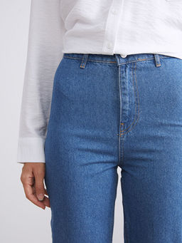 Straight Fit Kad?n Jean Pantolon