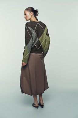 DIAMOND KNIT JUMPER - Zara фото 13