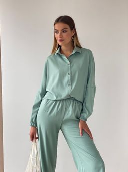 10005 Брюки летние фисташковые - Martichelli фото 11