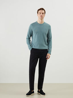 Bisiklet Yaka Erkek Triko Kazak