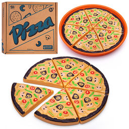 Пицца игрушечная "Лучшая пицца" в коробке