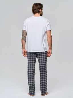 Штаны мужские пижамные_М100/серый - Ihomelux фото 4