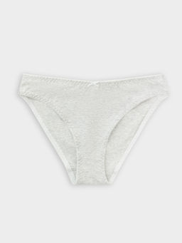 Цена за 2 штуки! ТРУСЫ ЖЕНСКИЕ серый меланж 4306-А 412674