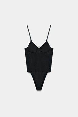 BODY SEAMLESS TIRANTES / Negro