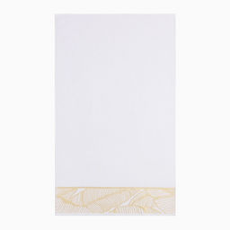 Полотенце махровое Love Life Leaves 50*90 см, белый, 100% хл, 360 гр/м2 - Lovelife фото 3