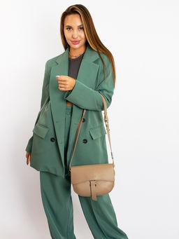 LACCOMA сумка Q5920-капучинно натуральная кожа полиэстр  фото 2