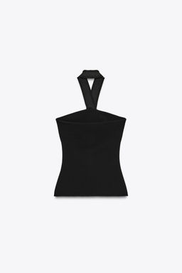 HALTER STRETCH CONTOURING TOP - Zara фото 7