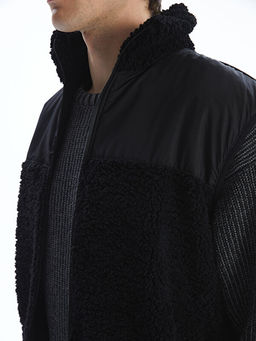 Standart Kal?p Dik Yaka Pel?? Erkek Yelek