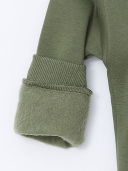 Bisiklet Yaka Uzun Kollu Bask?l? Erkek Bebek Sweatshirt - Waikiki фото 3