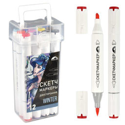 Набор скетчмаркеров двусторонних арт. 65498