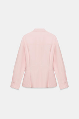 CAMISA POPEL?N PEPLUM ZW COLLECTION / Rosa - Zara фото 6