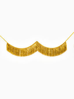 Гирлянда Бахрома, 2 метра, золотая