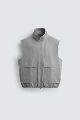 CHALECO T?CNICO RELAXED FIT / Gris / Azul - Zara фото 7