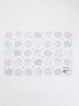 Коврик под миску "Много котиков!", 43х28см