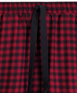 ATLANTIC NMP-394 Пижама мужская Check темно-серый меланж + красный  фото 5