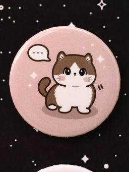 Набор значков 3 шт. iLikeGift Аниме Cute cat