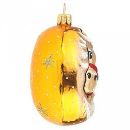 Елочная игрушка фигурка стеклянная "Зодиак. Лошадка " h8см, ручная художественная роспись, цвета микс, подарочная упаковка, "Символ 2026 года" (Россия)