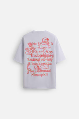 WASHED SLOGAN SWEATSHIRT - Zara фото 8