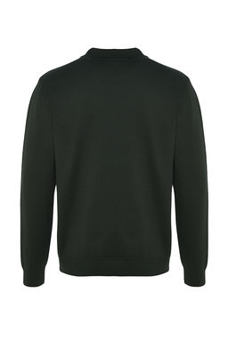 TRENDYOL MAN Lacivert Erkek Regular Polo Yaka Duz Triko Kazak TMNAW24KZ00067 - Trendyolmilla фото 8