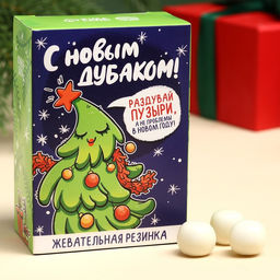 Жевательная резинка С Новым Дубаком с начинкой, 60 г.