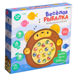 Музыкальная игрушка «Весёлая рыбалка: Мишка», звук