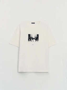 Футболка с нашивкой на груди / Zarina  фото 7