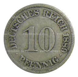 10 пфеннигов 1889 года А Германия