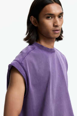 Camiseta sin mangas boxy Oversized Fit - H&m фото 6
