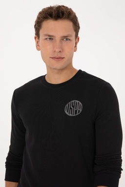 Erkek Siyah Sweatshirt