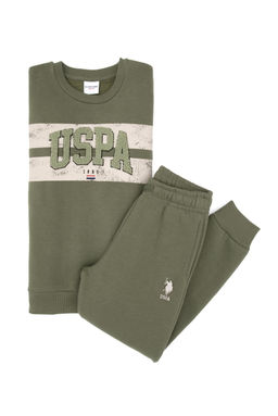 Erkek _ocuk Haki Pijama Tak_m_ Sepette S_rpriz _ndirim