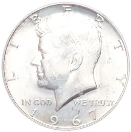 1/2 доллара (50 центов) 1967 года США