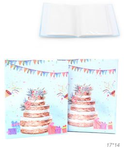 Фотоальбом 40 фото 10х15 Голубой/ 9334 /уп 72/676982