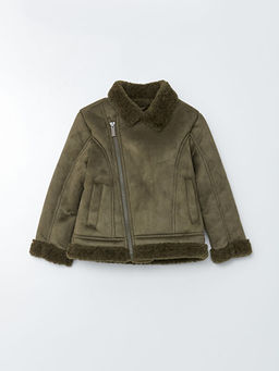 Deri G?r?n?ml? Erkek Bebek Ceket