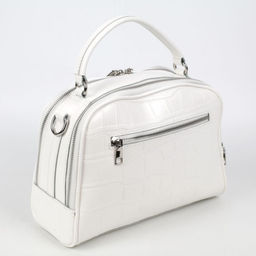 Женская кожаная сумка через плечо под крокодила 0171-3 - Cidirro фото 3