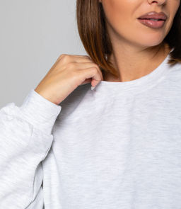 Свитшот #КТ329 (3), светло-серый меланж - Dommod фото 5