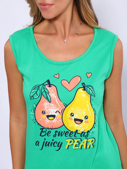 М424 пижама Груша (шорты+майка) зеленый - Иванушка-трикотаж фото 5