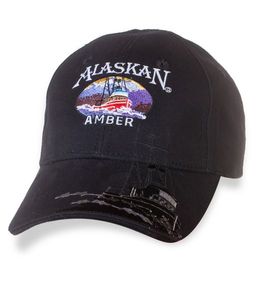 Дизайнерская мужская бейсболка с вышивкой ALASKAN Amber. Плотный материал, жесткий козырек, регулировка размера №20137*