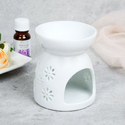 Аромалампа белая 9 см / XL-0004 /уп 4/120/ - Галеонтрейд фото 2