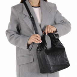 Сумка 970332 black Velina Fabbiana-Safenta