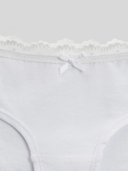 Трусы детские для девочек Acoola Grusha белые фото 3